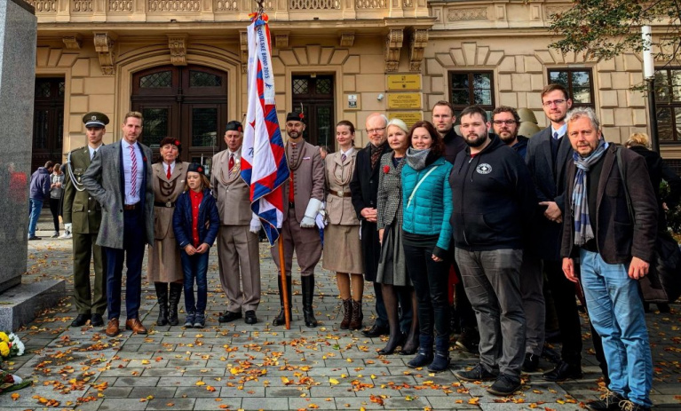 Jihomoravská TOP 09 si připomněla vznik Československé republiky