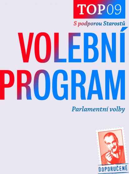 Volební program TOP 09 pro parlamentní volby 2009
