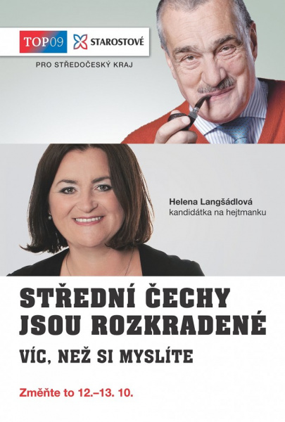 K volebním urnám zve místopředsedkyně TOP 09 Helena Landšádlová